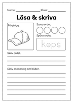 Läsa och skriva - Häfte