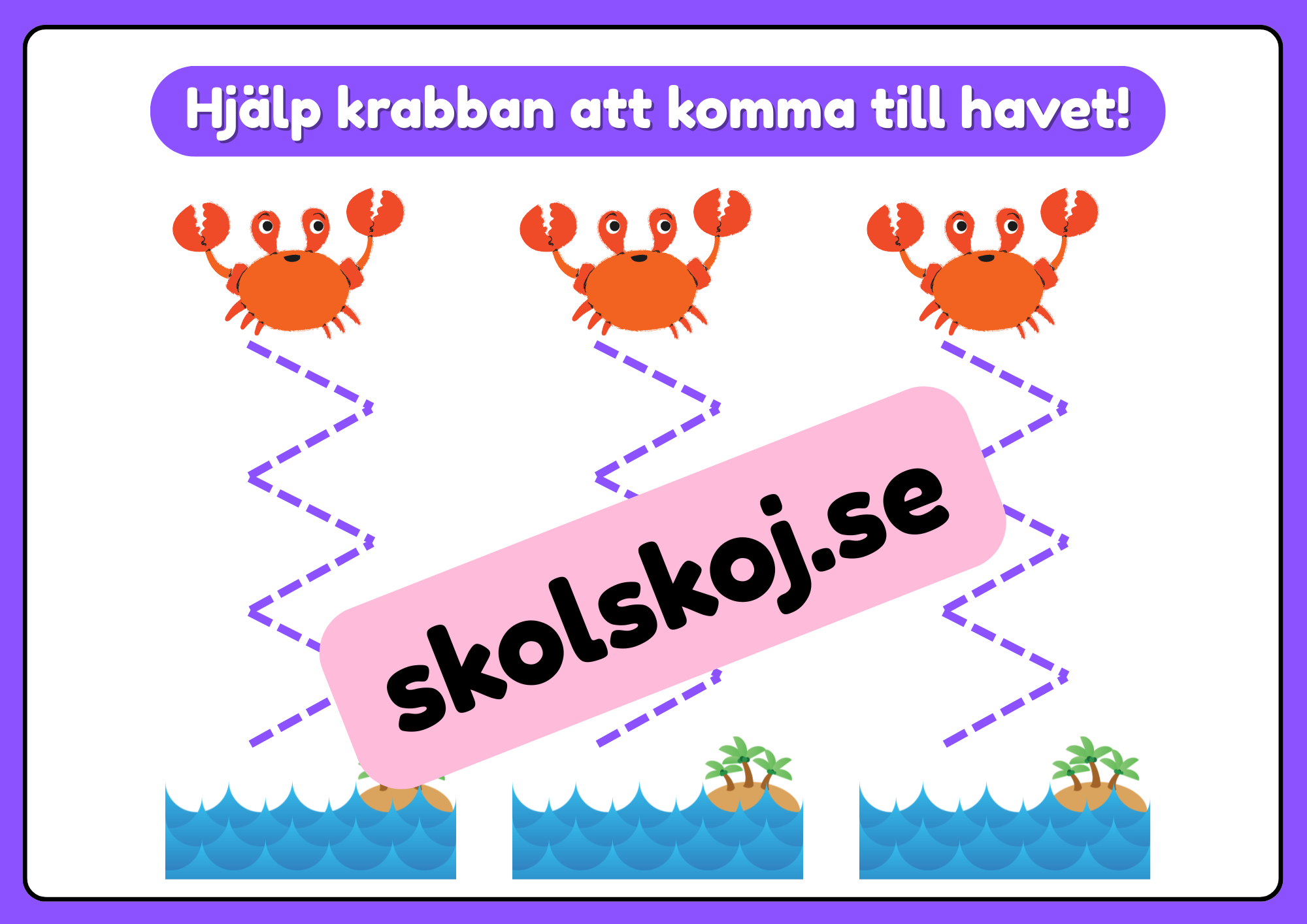 Rolig skrivträning - Förskola - Årskurs 1