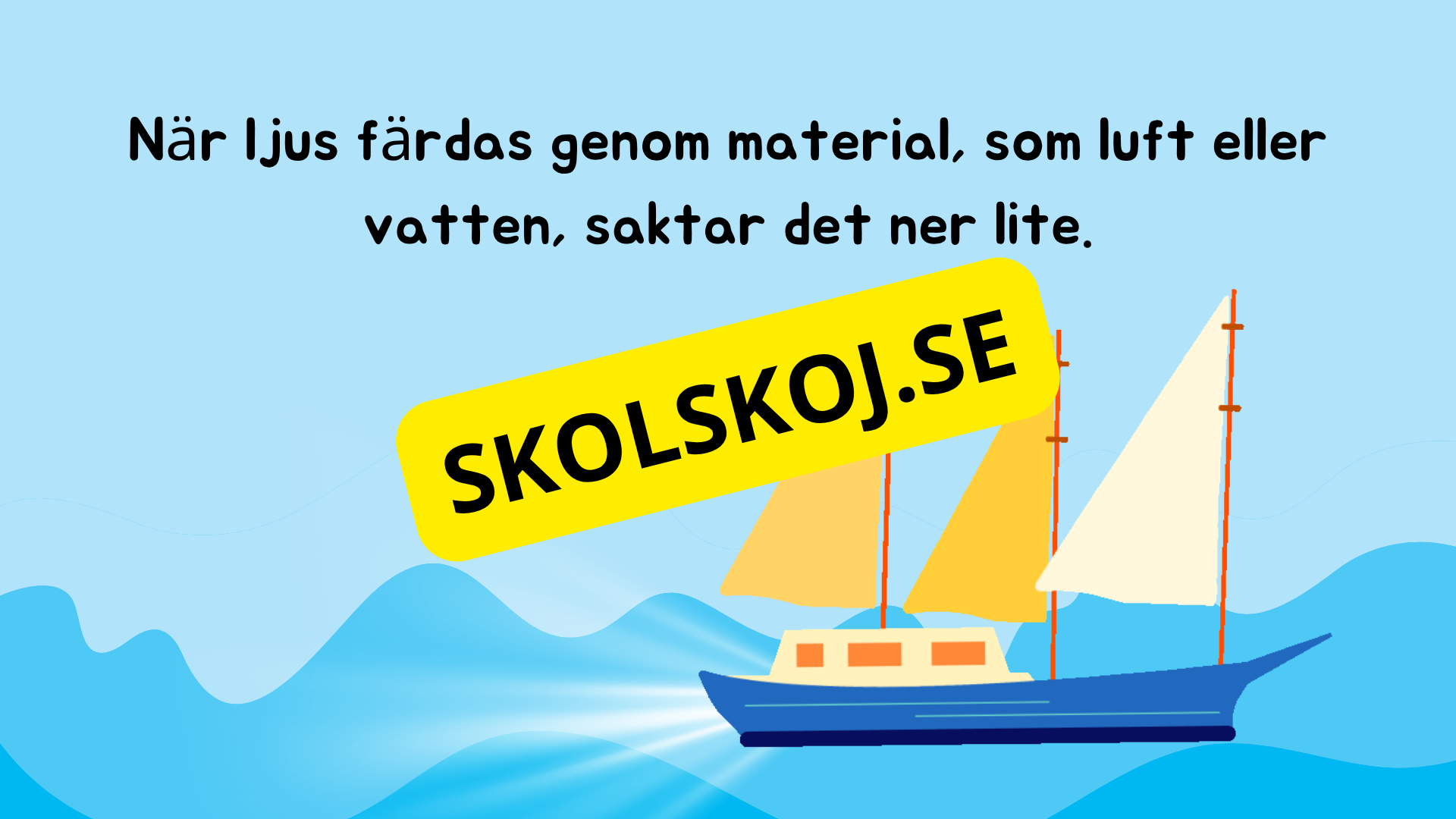 Vi lär oss om ljus - Årskurs 3 - 6