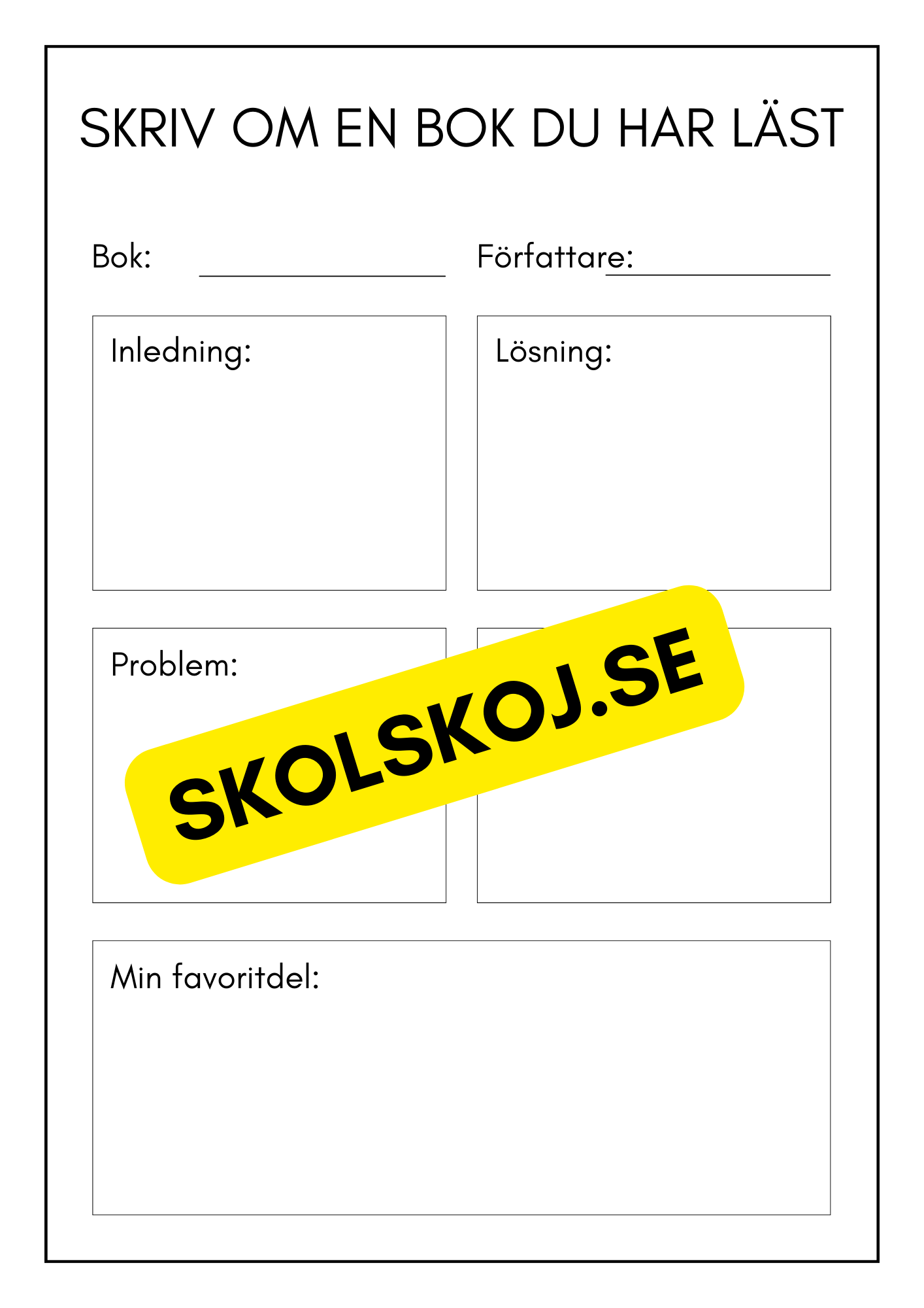 Fröken jag är klar - Yngre elever (26 sidor)