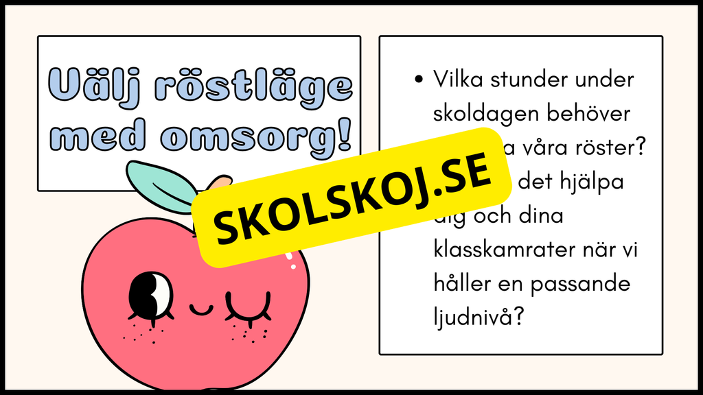 Klassrumsregler - Häfte
