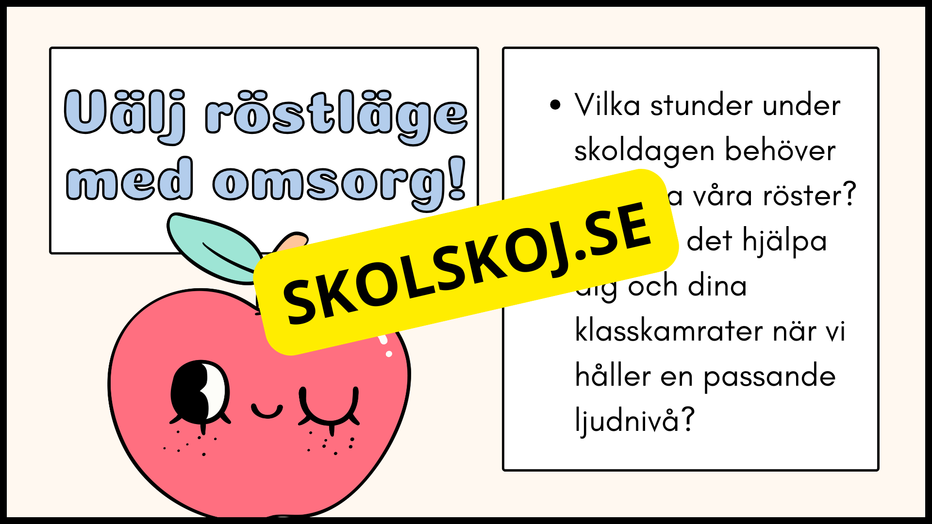Klassrumsregler - Häfte