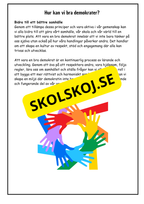 Vad är demokrati? - Årskurs 4 - 6 (18 sidor)