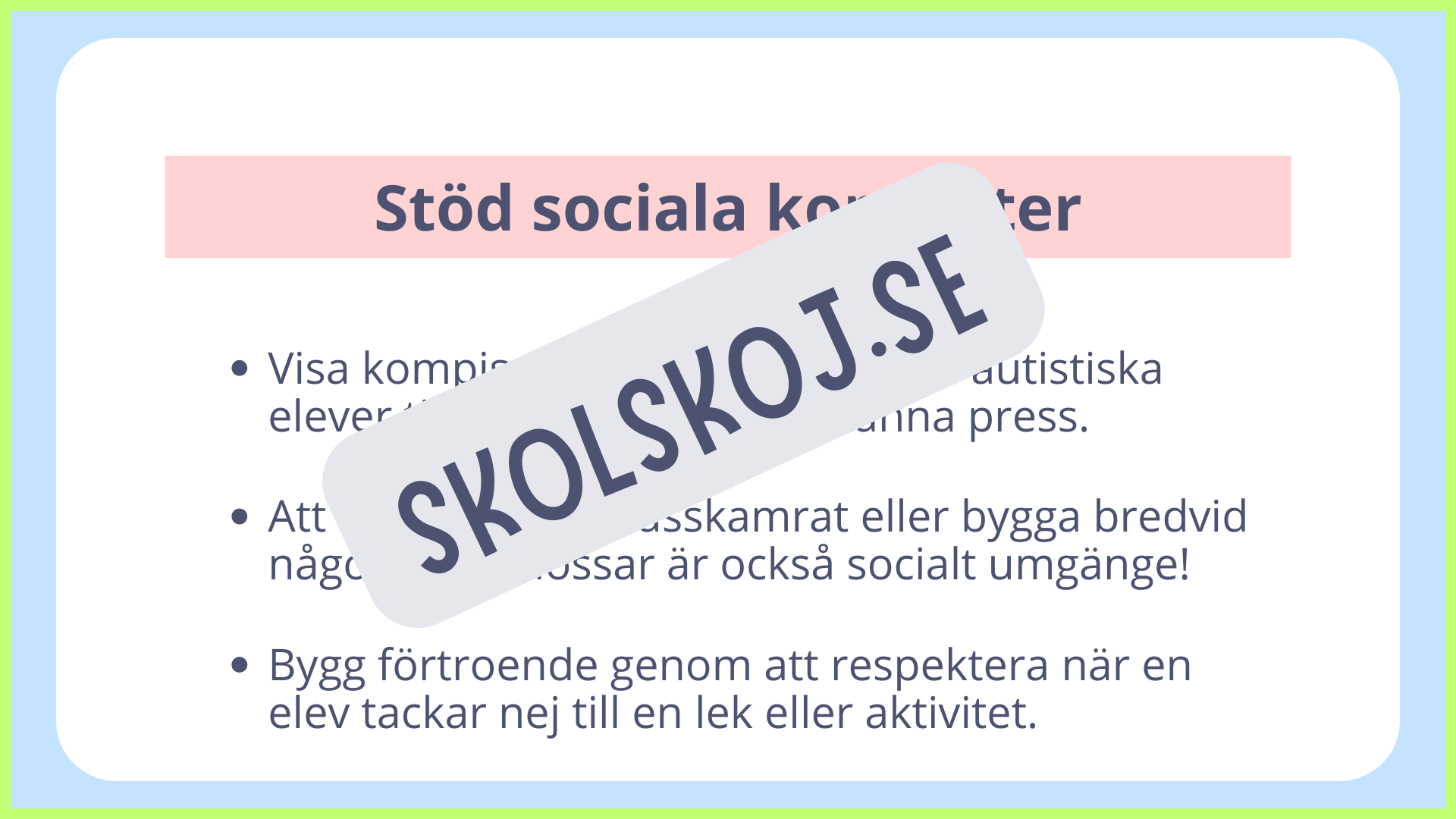 Vad är autism - Presentation
