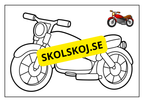 Fordon - Målarbok