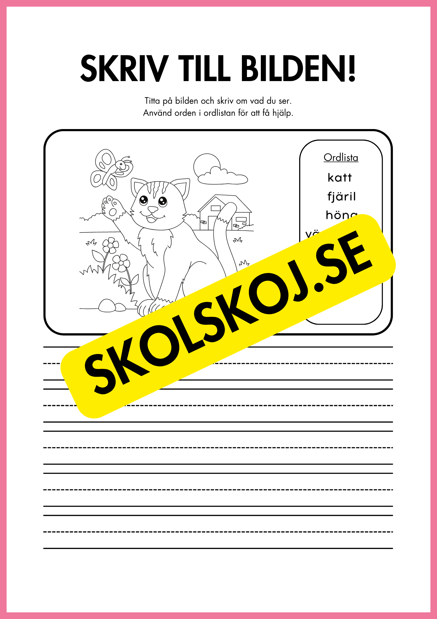 Skriv till bilden - 22 sidor