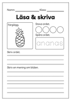 Läsa och skriva - Häfte