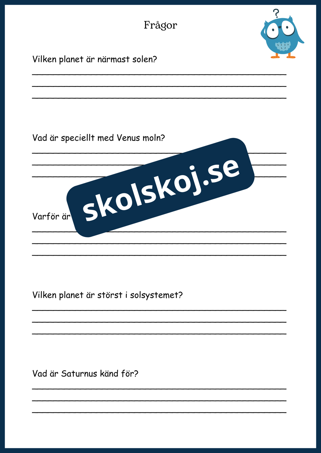 Upptäck universum - Årskurs 4 - 6 (26 sidor)