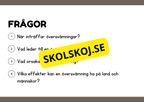 Naturliga katastrofer - Läsförståelse