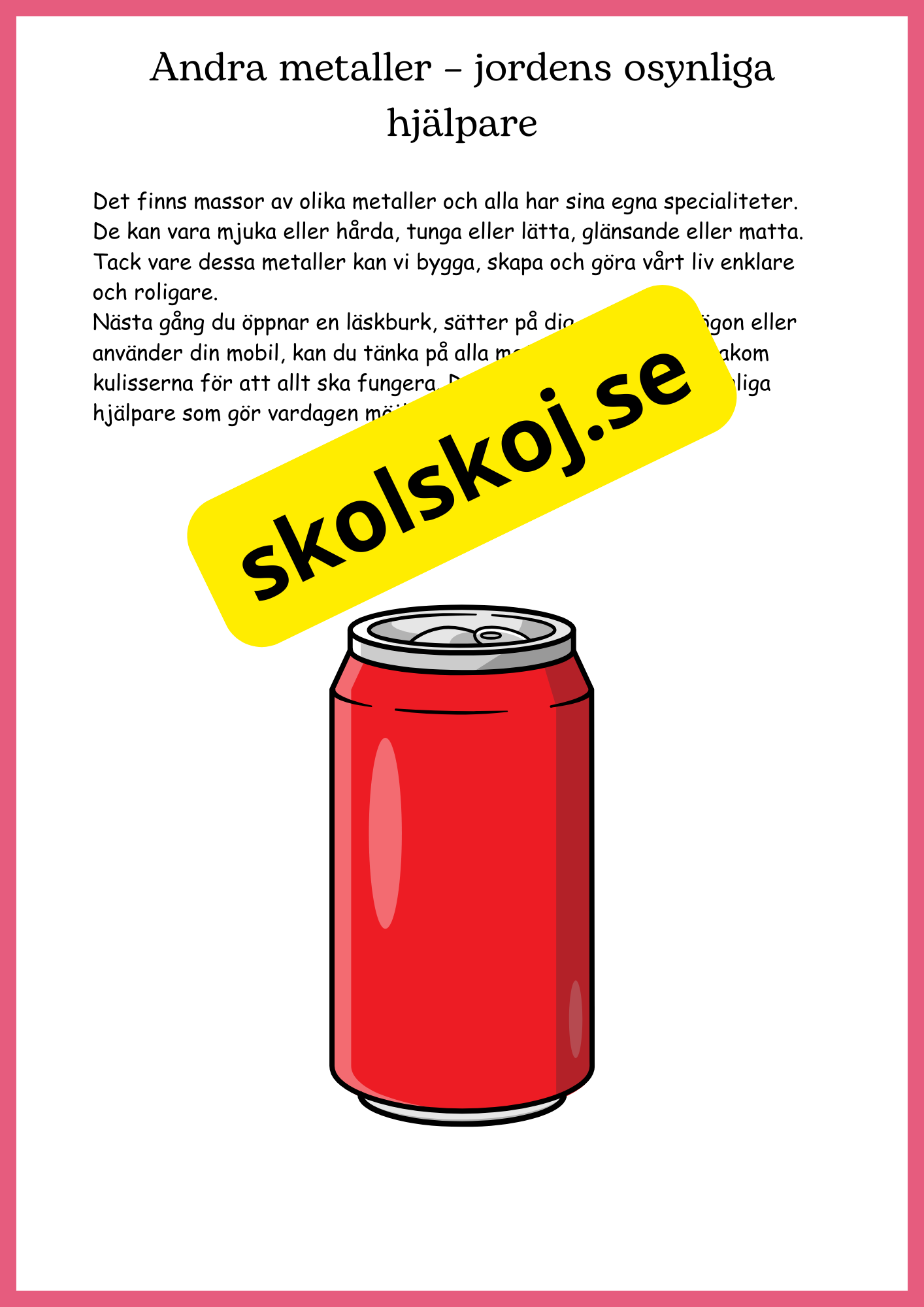 Ämnen överallt - Årskurs 4 - 6