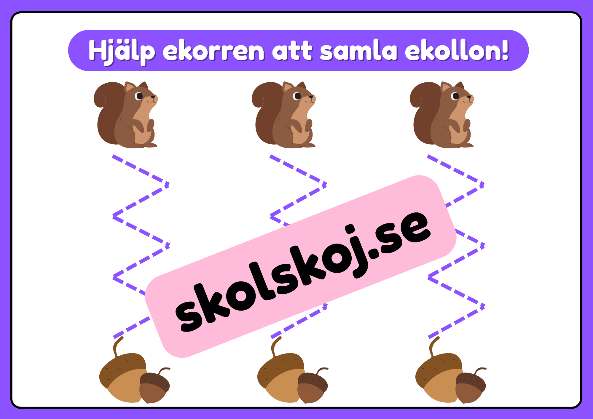 Rolig skrivträning - Förskola - Årskurs 1