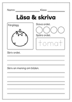 Läsa och skriva - Häfte