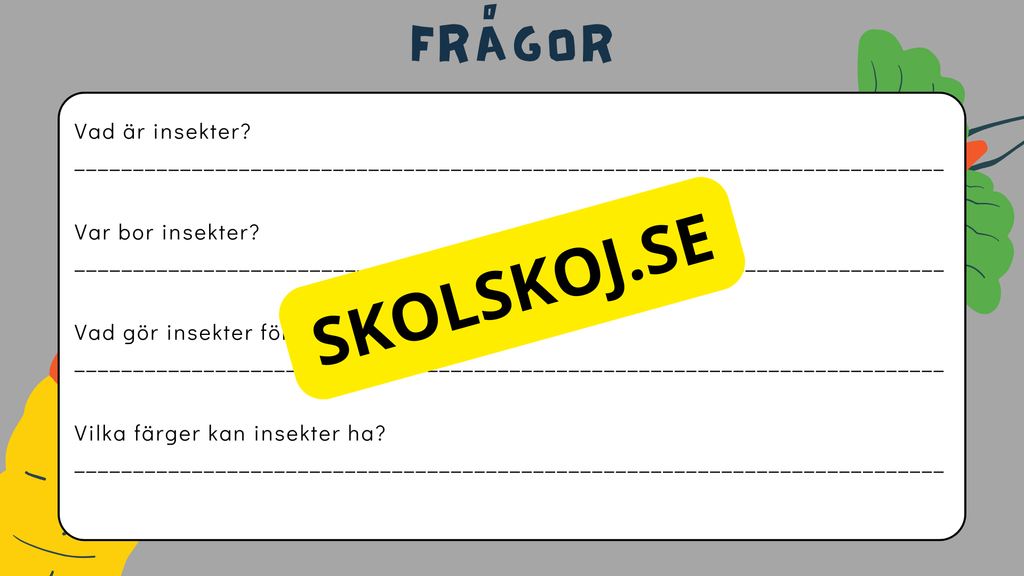 Upptäck insekternas värld - Häfte