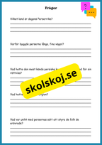 Antikens värld: En tidsresa runt Medelhavet + frågor - Åk 4 - 9