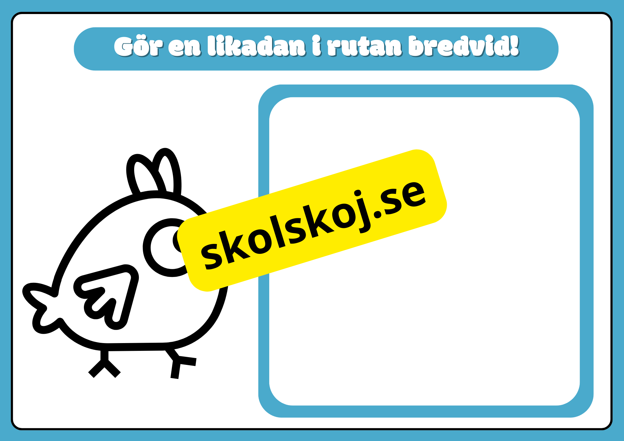 Rolig skrivträning - Förskola - Åk 2 - finmotorik