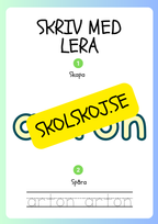 Skriv med lera - Siffror och tal - 1 - 20