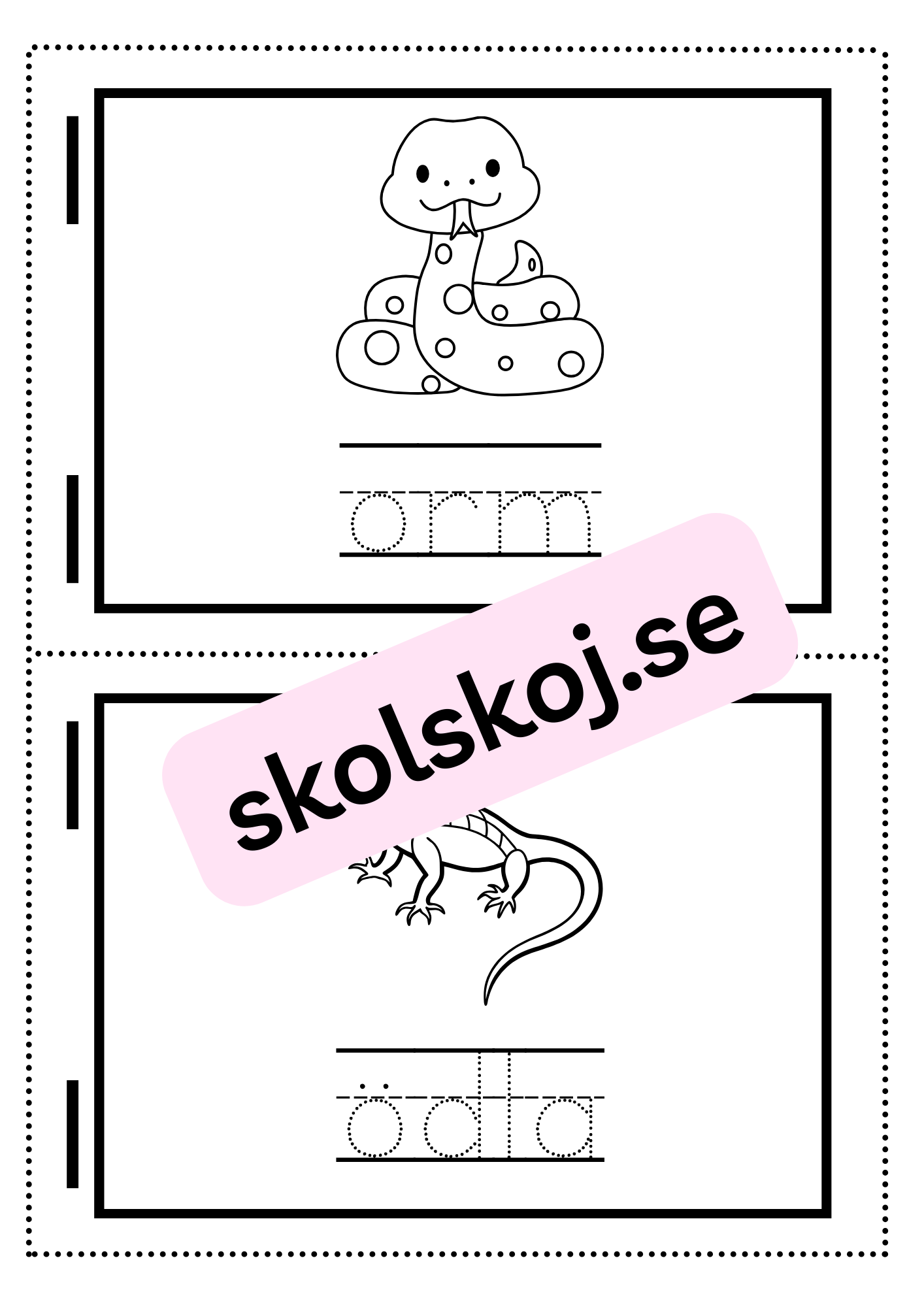 Min skrivbok - Minibok - 40 sidor