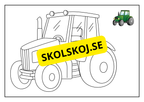 Fordon - Målarbok