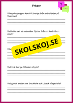Vasatiden - Kungar, krig och vardagsliv - Årskurs 4 - 6