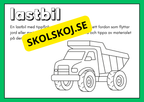 Fordon - Målarbok och fakta