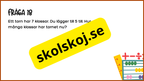 Problemlösning årskurs 3 - Blandade uppgifter