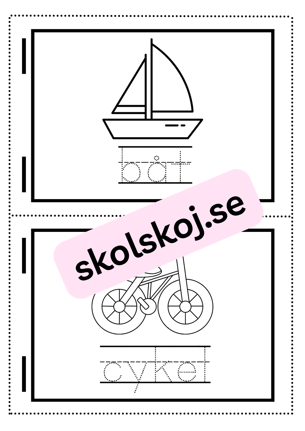 Min skrivbok - Minibok - 40 sidor