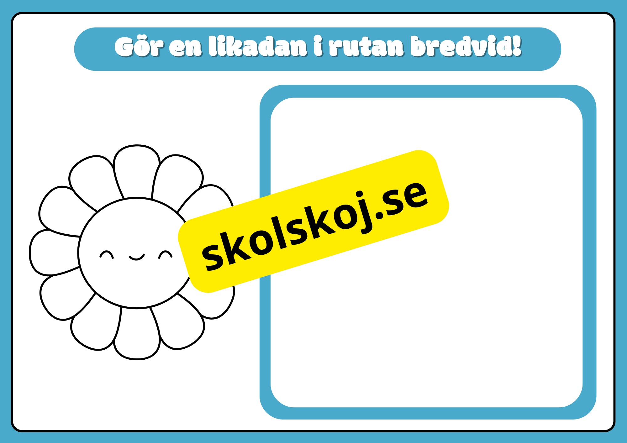 Rolig skrivträning - Förskola - Åk 2 - finmotorik