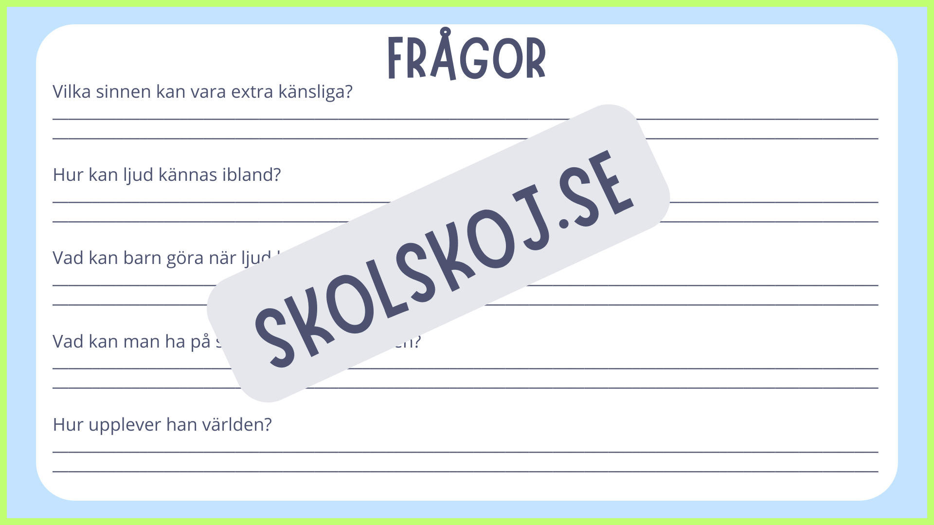 Vad är autism - Presentation