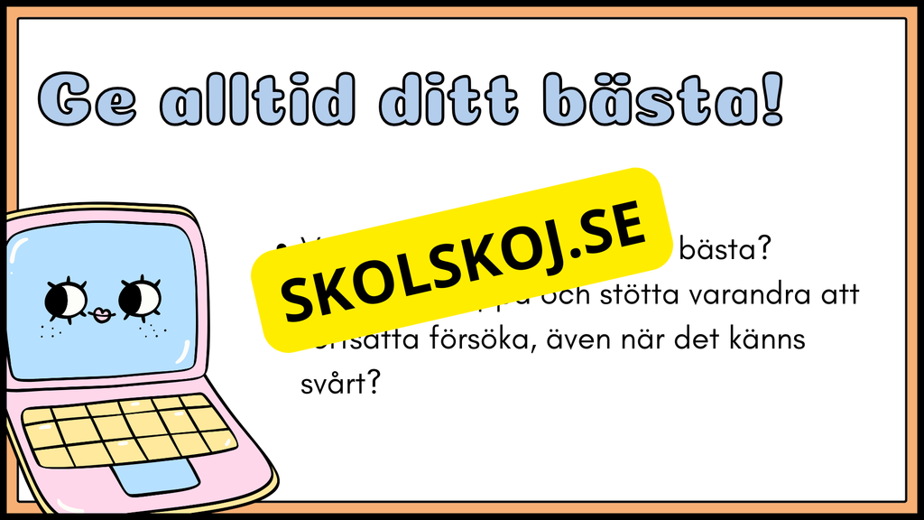 Klassrumsregler - Häfte