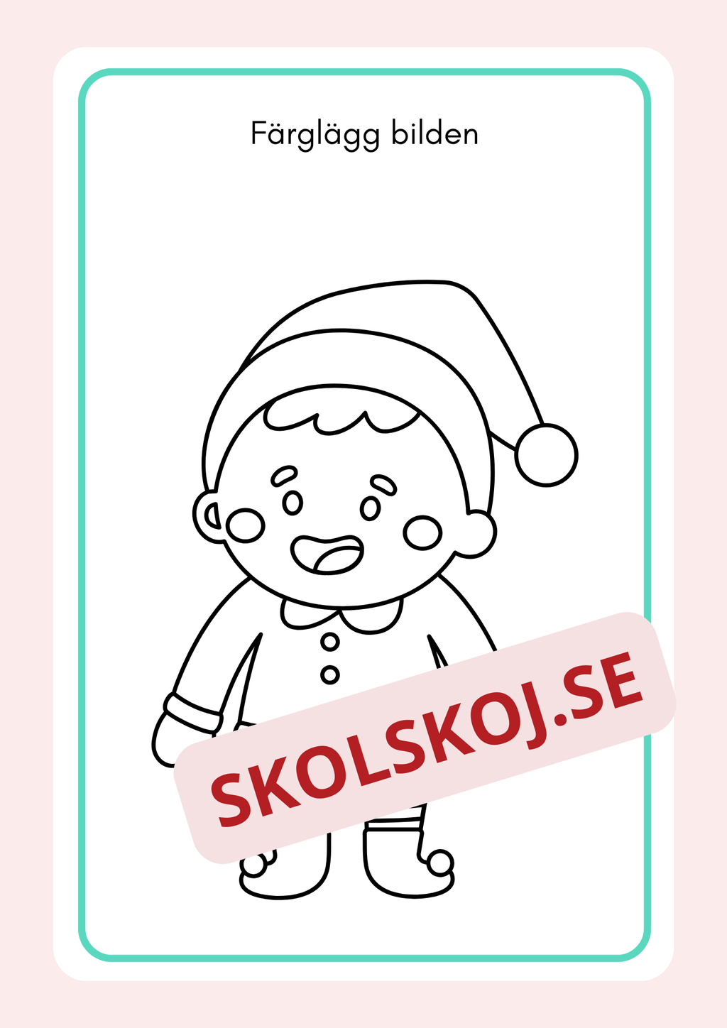 Jul igen - Målarbok