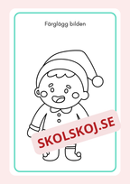 Jul igen - Målarbok