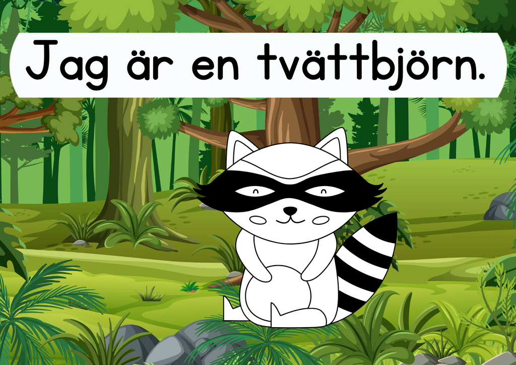 Jag kan läsa - Tema Djur