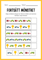 Fordon och färdmedel - Arbetsbok - Blandade uppgifter (24 sidor)