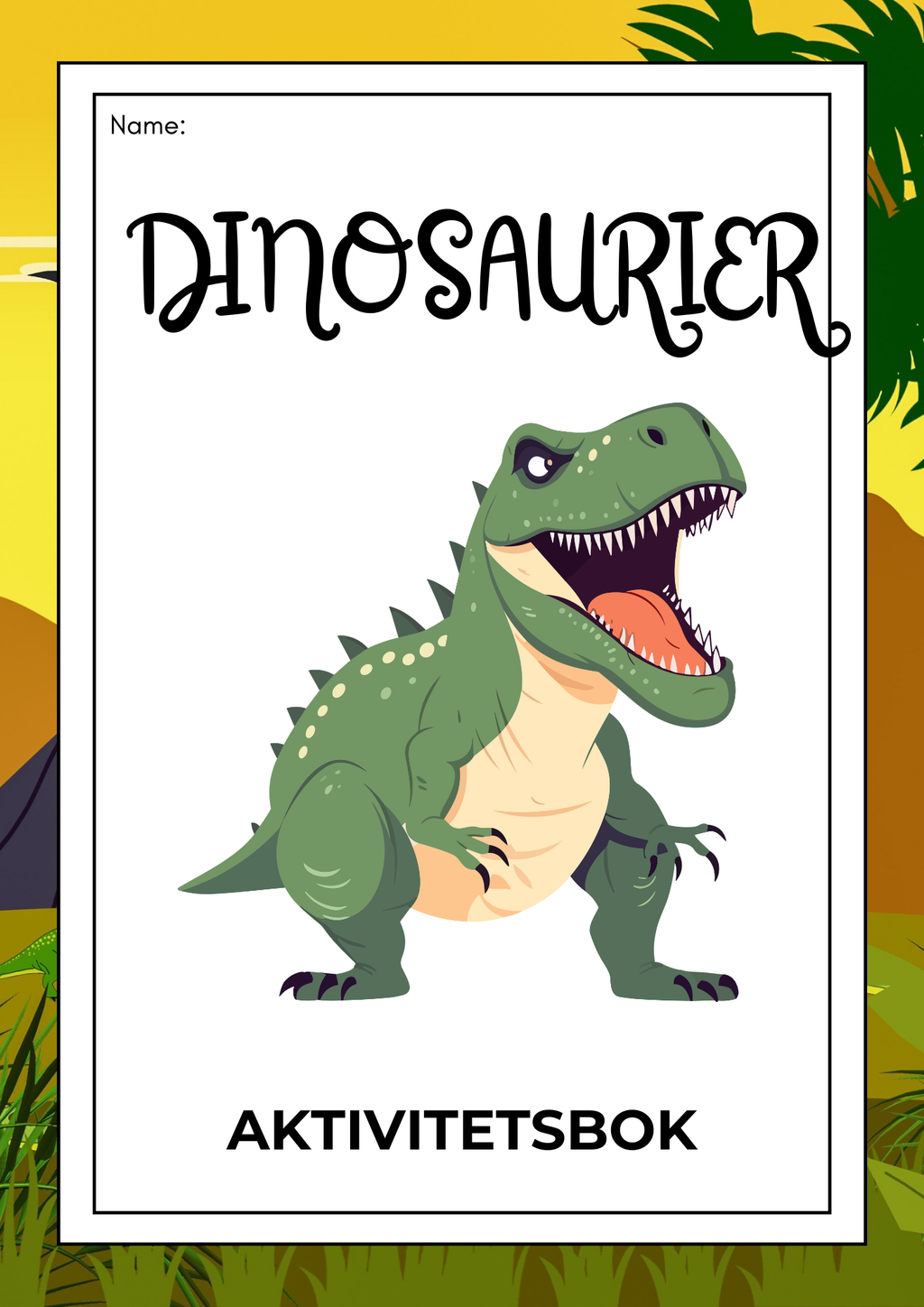 Dinosaurier - Aktivitetsbok