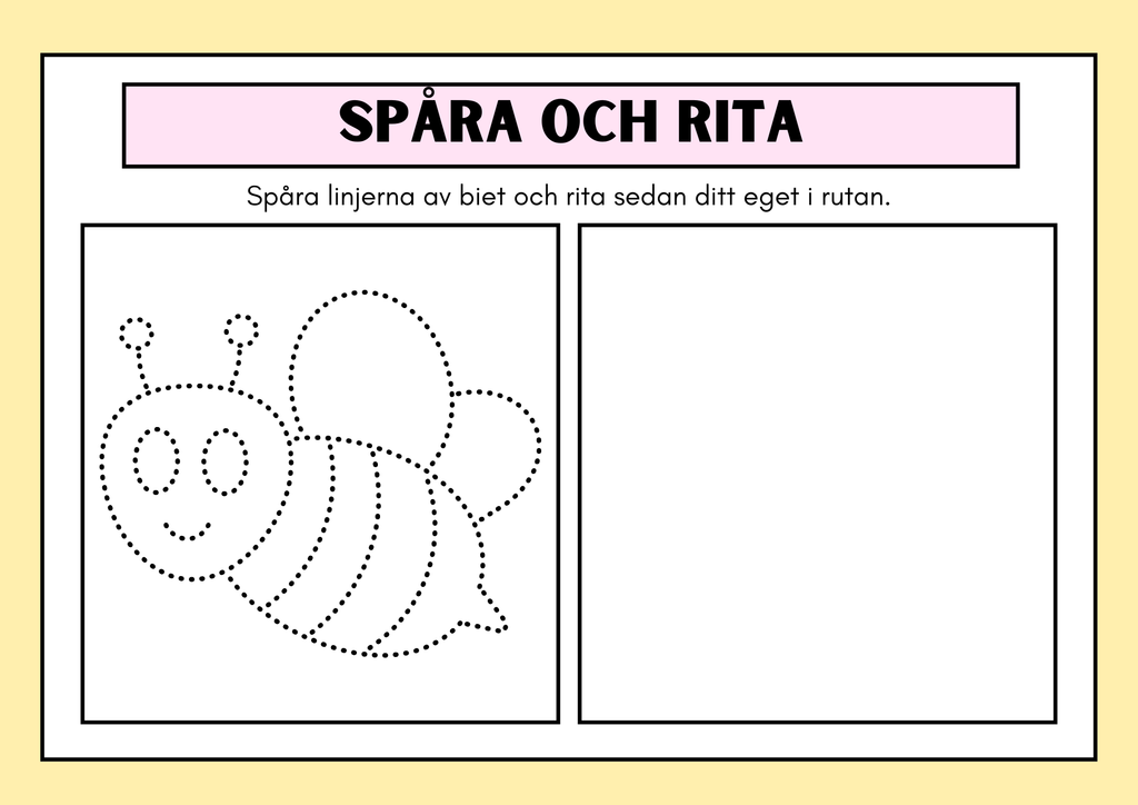 Spåra och rita - Häfte