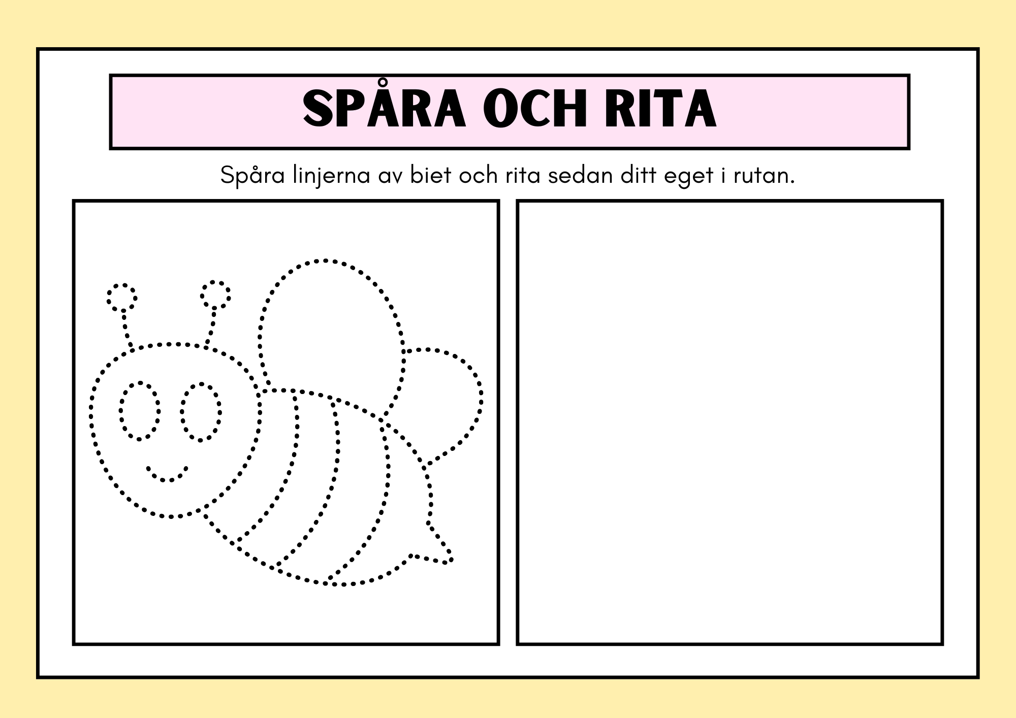 Spåra och rita - Häfte
