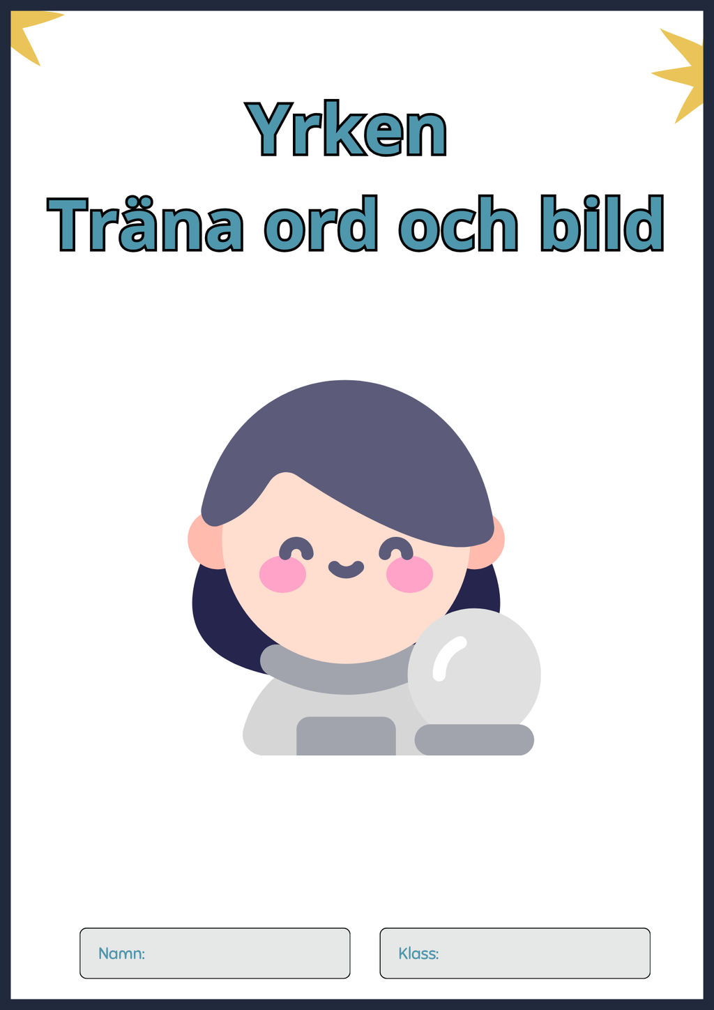 Yrken - Träna ord och bild