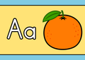 Väggalfabet - A3 Format - Hela alfabetet