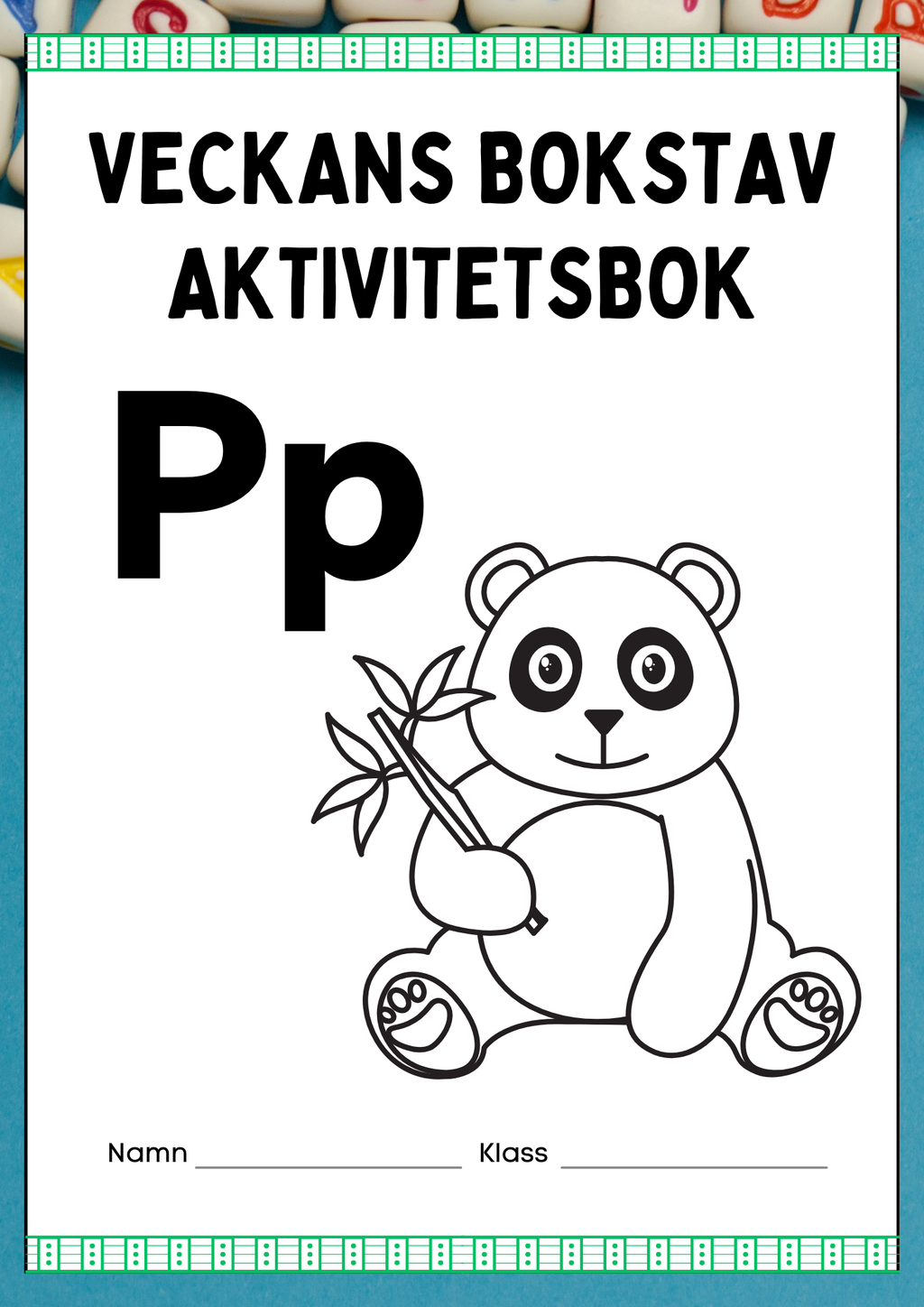 Veckans bokstav - Bokstaven Pp