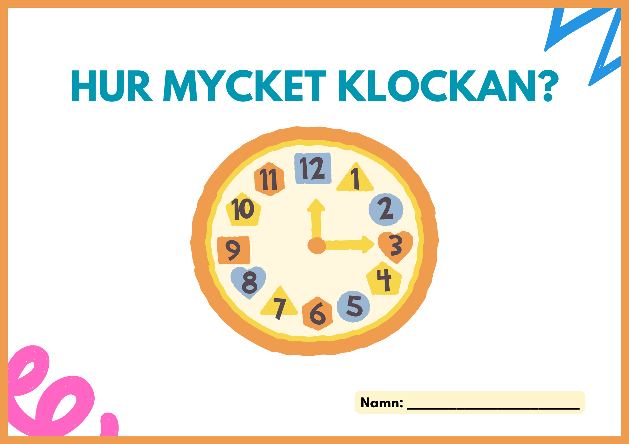 Hur mycket klockan - Häfte