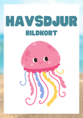 Havsdjur - Bildkort