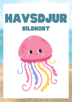 Havsdjur - Bildkort