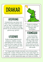 Drakar - Kul och spännande fakta om drakar och lite till