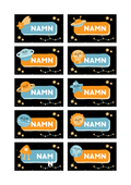 Powerpoint format - Redigerbara namnskyltar