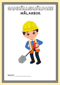 Samhällshjälpare - Målarbok