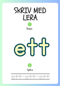 Skriv med lera - Siffror och tal - 1 - 20
