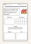 Textuppgifter med addition och subtraktion - Årskurs 2 - 3