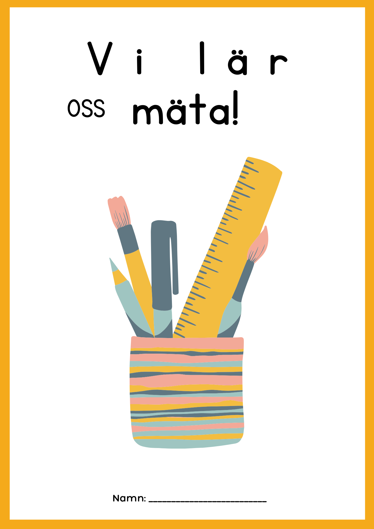 Vi lär oss mäta - Häfte