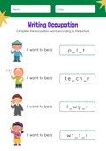 Engelska - Writing Occupation