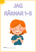 Jag räknar 1 - 5 - Häfte